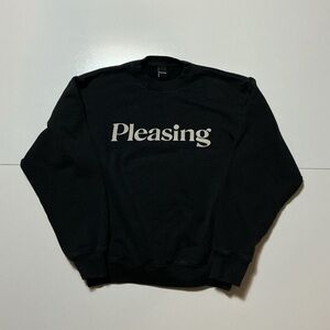 Harry Styles Pleasing Black Fleece Official Made In USA Pullover Sweatshirt